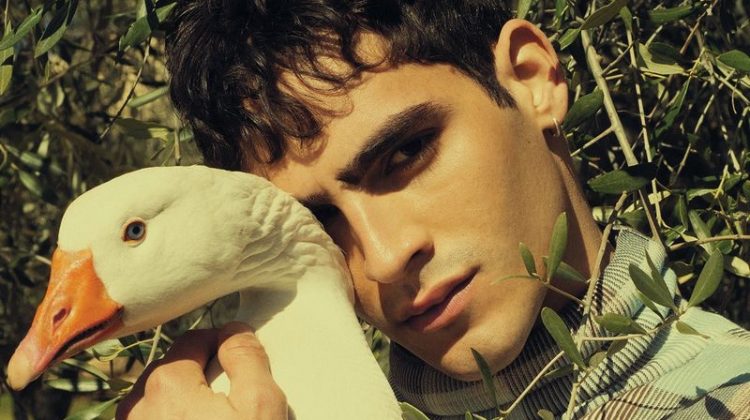 Jhonattan Burjack Sports Dior Men for ICON Italy