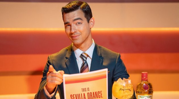 Joe Jonas Shares the Forecast in Tanqueray Sevilla Orange Campaign Joe Jonas plays a news anchor for the new Tanqueray Sevilla Orange campaign.