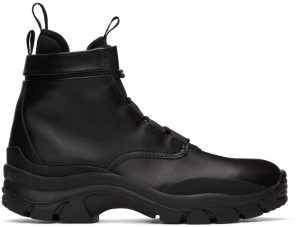 John Elliott Black Speed Lace-Up Boots John Elliott Black Speed Lace-Up Boots
