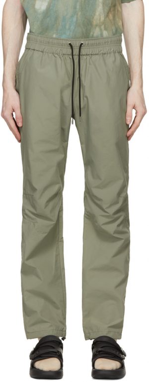 John Elliott Khaki Taffeta Trousers John Elliott Khaki Taffeta Trousers