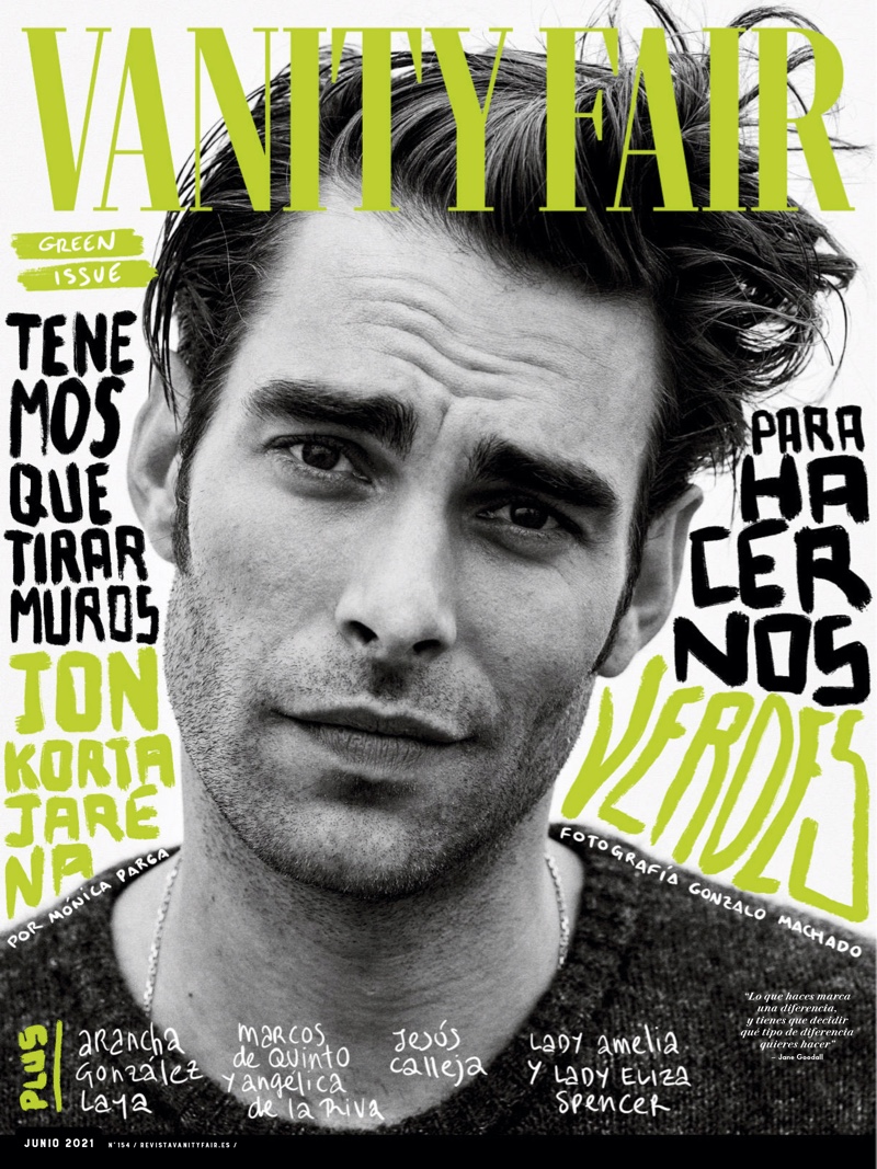 Jon Kortajarena Covers Vanity Fair España Green Issue