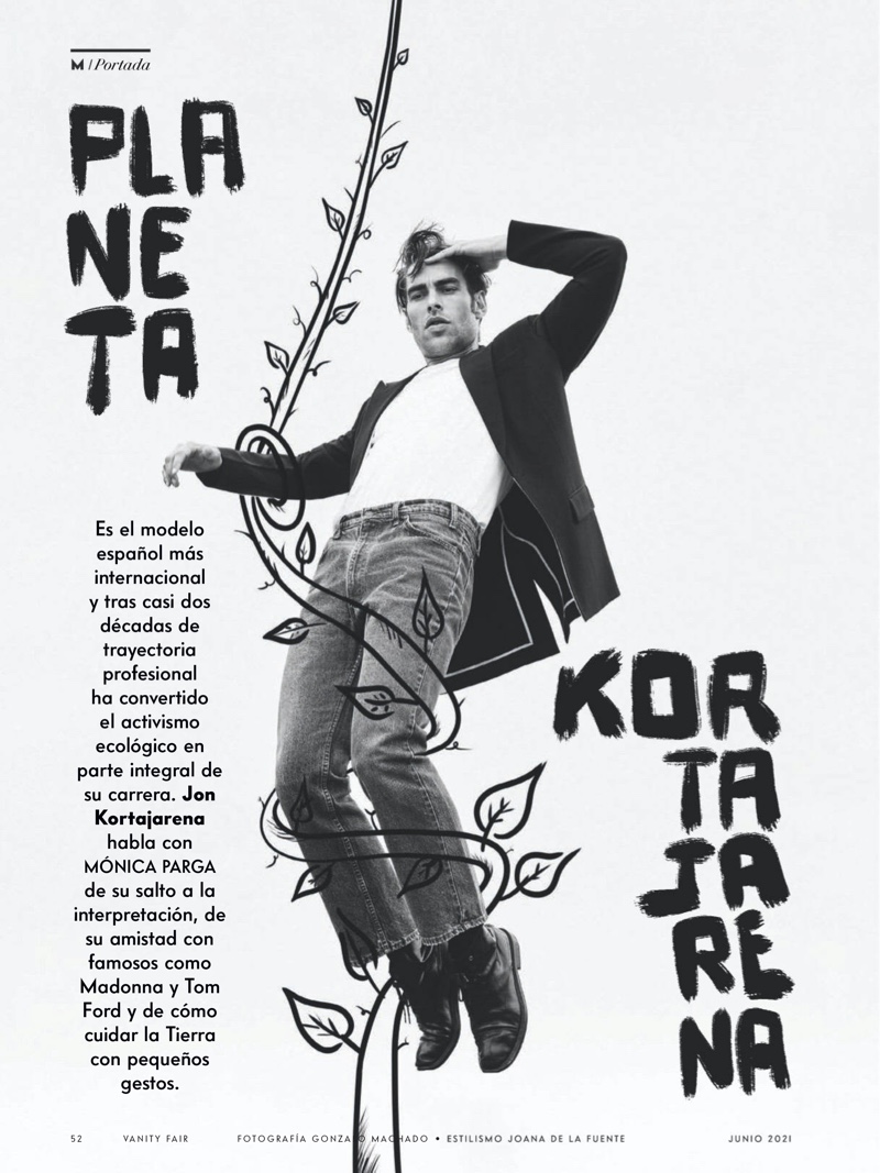 Jon Kortajarena Covers Vanity Fair España Green Issue