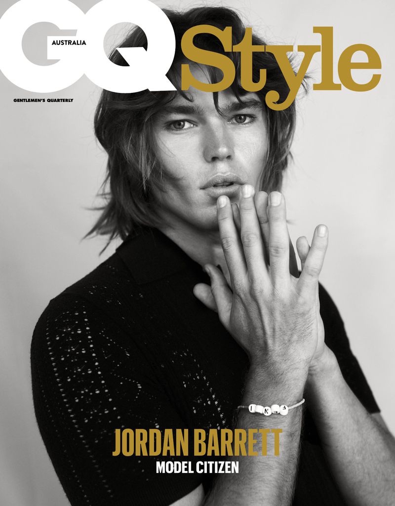 Jordan Barrett Hits the Studio in Fendi for GQ Style Australia