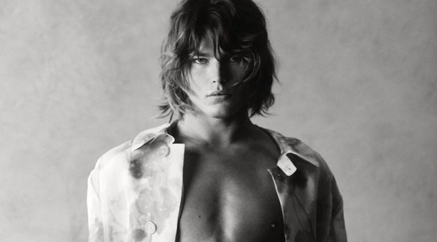 Jordan Barrett Hits the Studio in Fendi for GQ Style Australia Jordan Barrett Hits the Studio in Fendi for GQ Style Australia