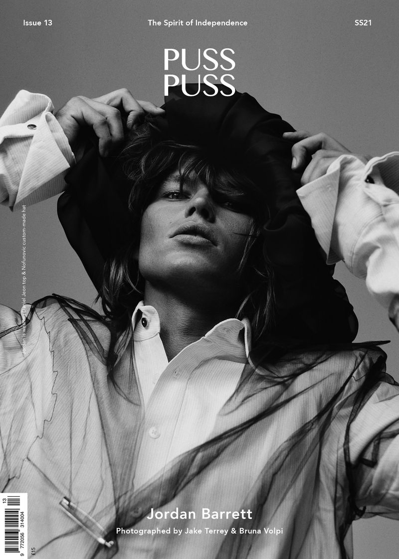 » Jordan Barrett Embraces Bold Style for Puss Puss Cover Shoot Jordan Barrett 2021 Puss Puss Magazine 001