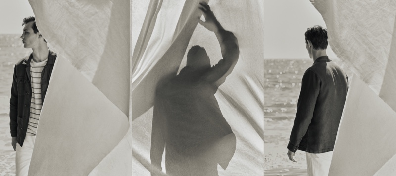 » Kit Butler Takes to the Beach in Massimo Dutti Kit Butler 2021 Massimo Dutti Editorial 018