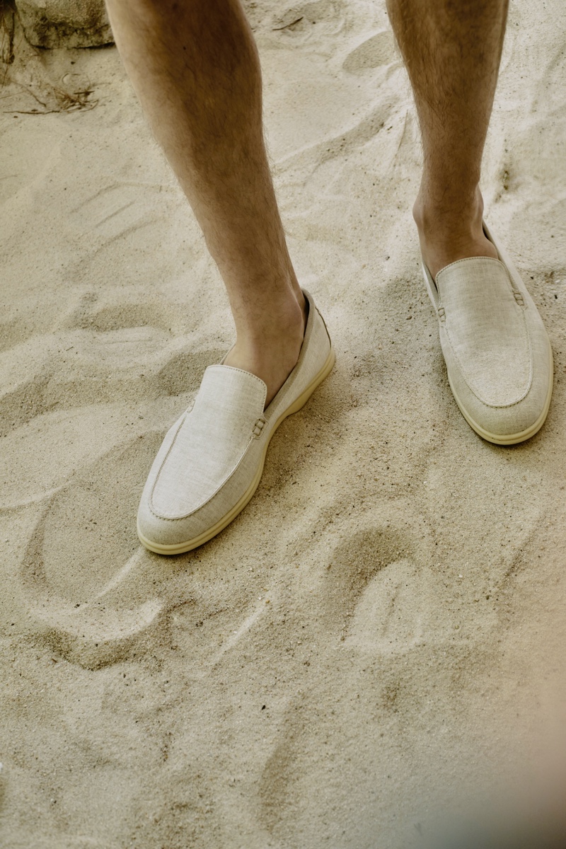 A chic summer must-have is Loro Piana's Summer Walk moccasins for Mytheresa.