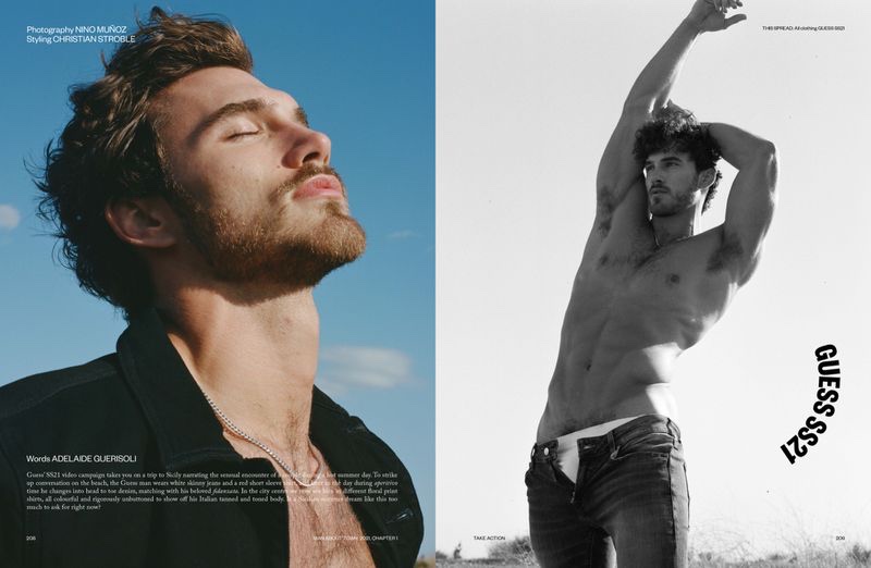 » Michael Yerger Rocks GUESS for Man About Town Michael Yerger 2021 Man About Town Fashion Editorial 001