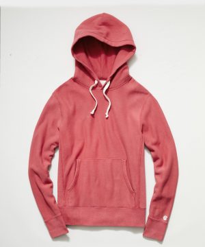 Midweight Popover Hoodie Sweatshirt in Vintage Claret Midweight Popover Hoodie Sweatshirt in Vintage Claret