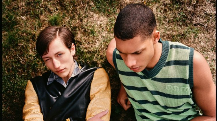 Felix Cerutti & Romeo Ekwunoh Take to Wijk aan Zee for Numéro Netherlands