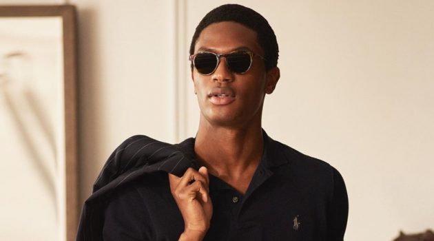 Hamid, Wellington & Dae Embrace Sophisticated Style in POLO Ralph Lauren Hamid Onifade dons a chic pinstripe number from POLO Ralph Lauren's spring-summer 2021 collection.