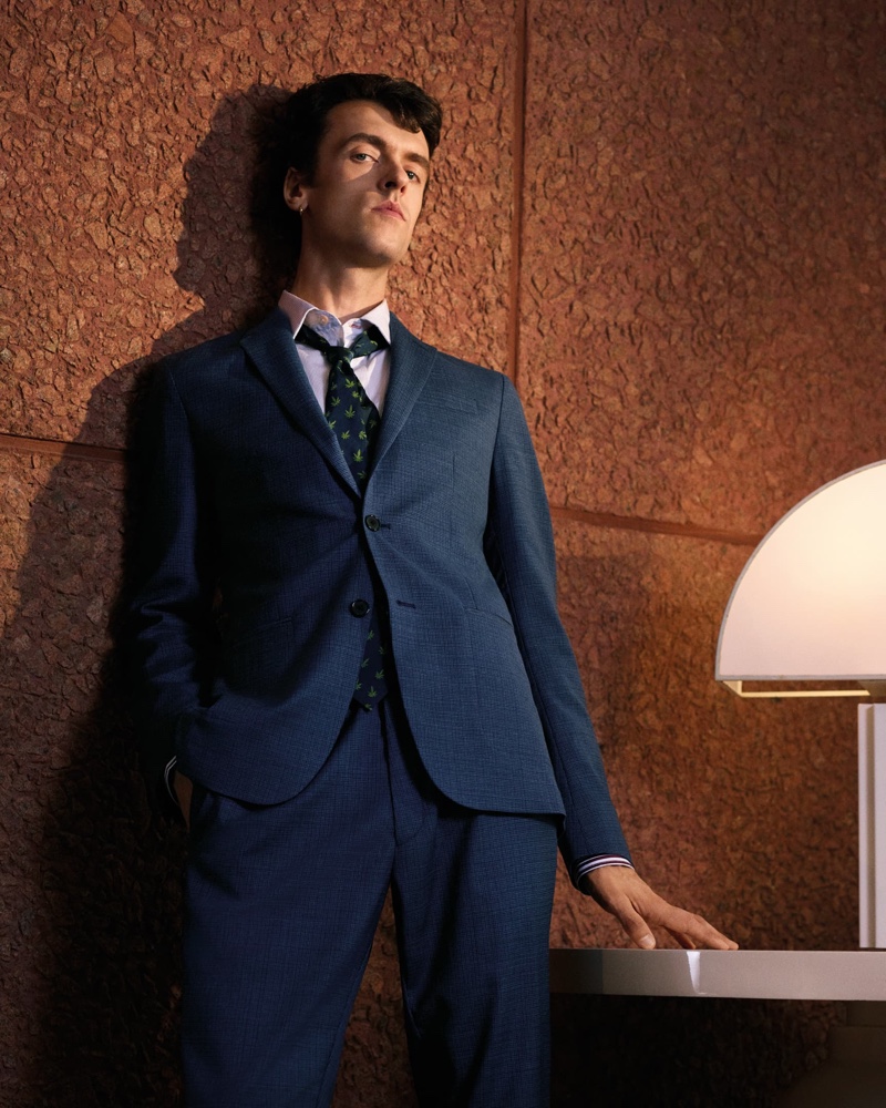 Crista Leonard photographs Scott Licznerski for Paul Smith's spring-summer 2021 campaign.