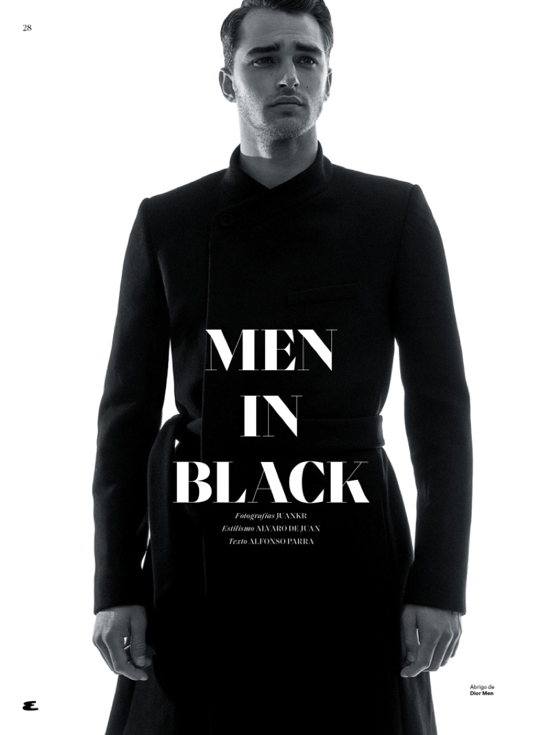 Pepe Barroso Dons Black & White for Esquire México