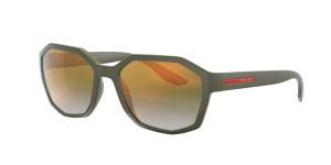 Prada Linea Rossa Man PS 02VS - Frame color: Green, Lens color: Blue Green Gradient Mirror, Size 57-19/145 Prada Linea Rossa Man PS 02VS - Frame color: Green, Lens color: Blue Green Gradient Mirror, Size 57-19/145