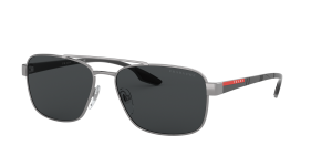 Prada Linea Rossa Man PS 51US - Frame color: Gunmetal, Lens color: Polarized Grey Gradient, Size 62-16/145 Prada Linea Rossa Man PS 51US - Frame color: Gunmetal, Lens color: Polarized Grey Gradient, Size 62-16/145