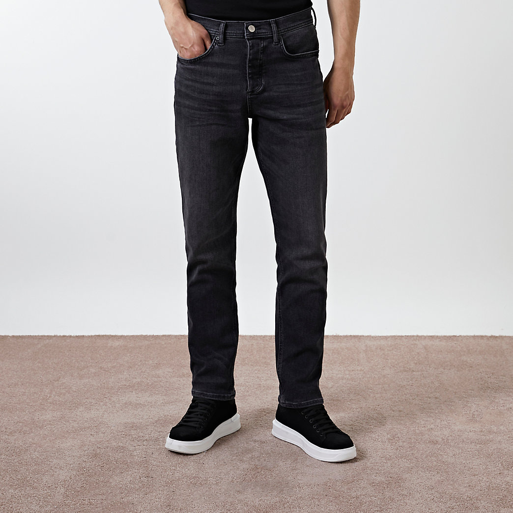 river island mens black jeans
