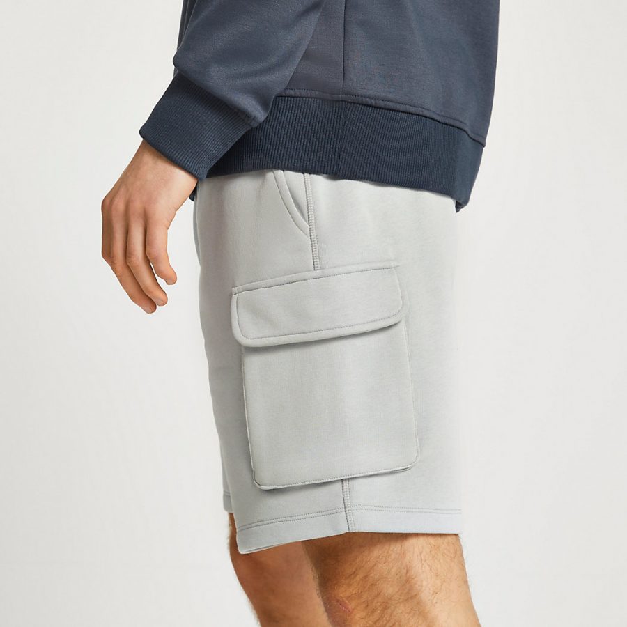light grey cargo shorts