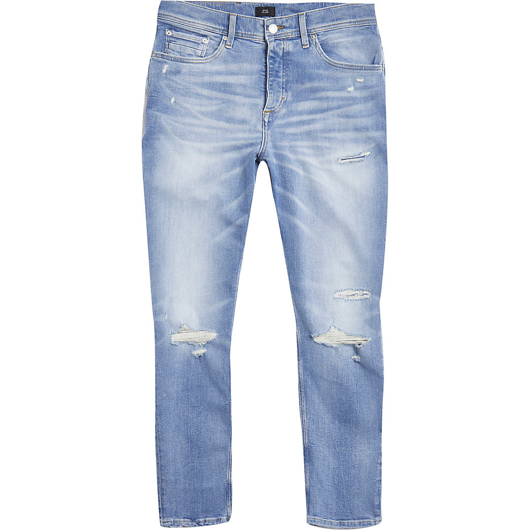 river island ripped jeans mens