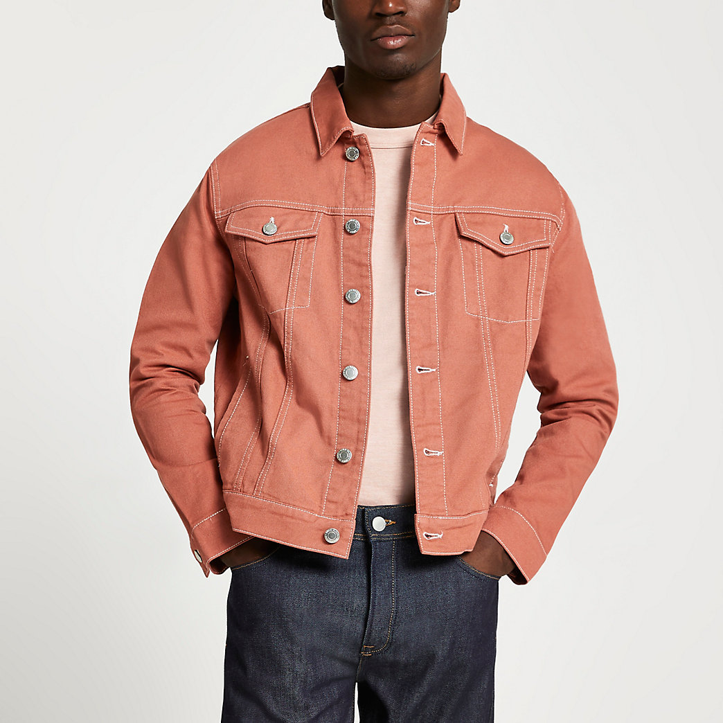 Orange jacket river island outlet