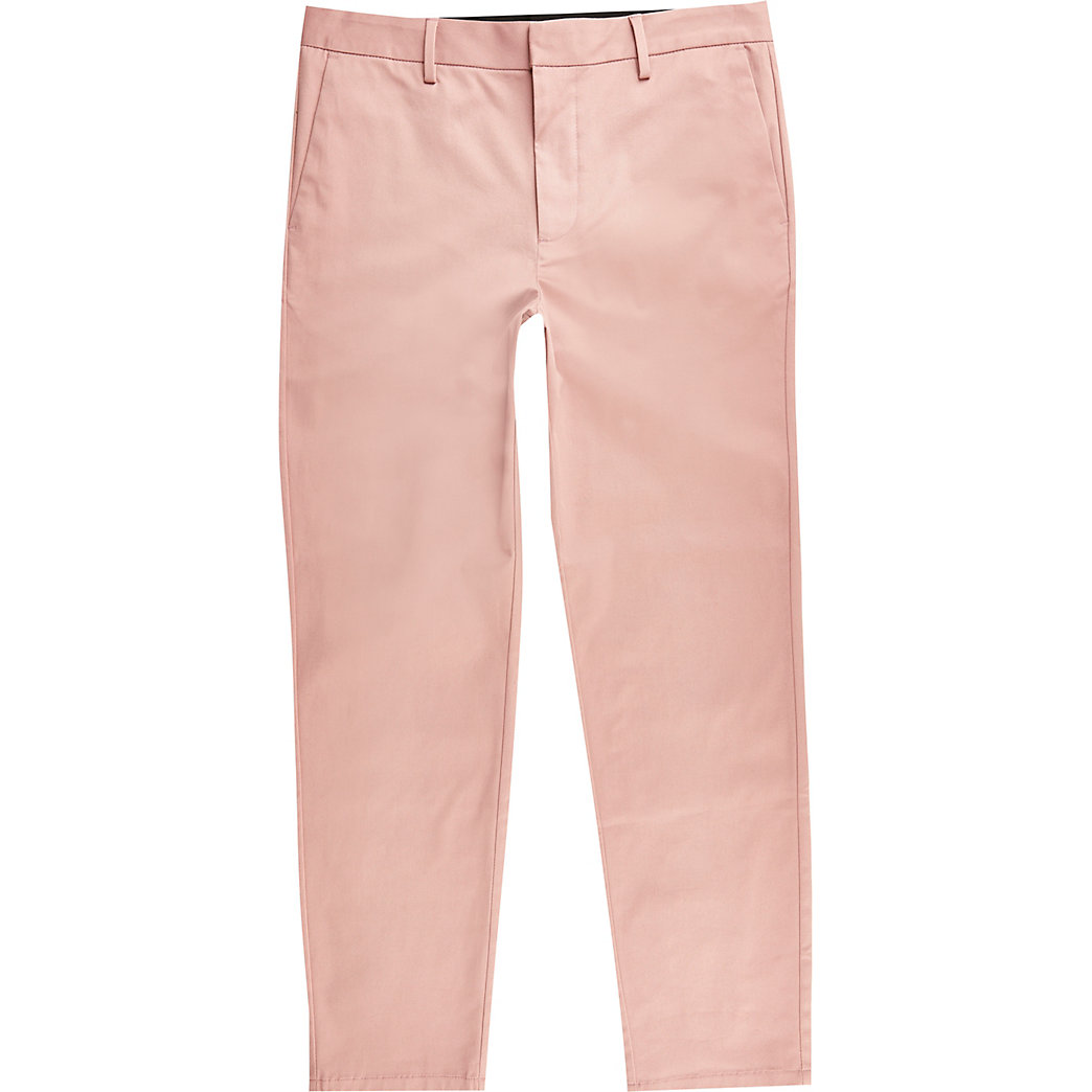 pink tapered pants
