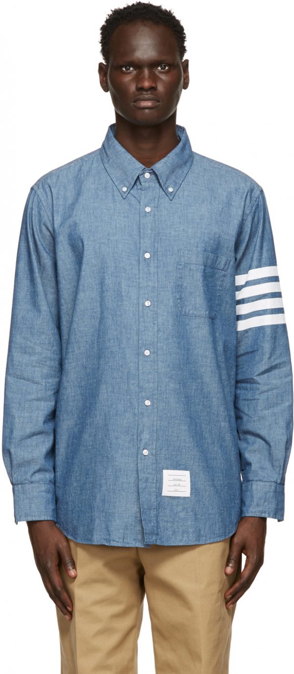 thom browne chambray shirt