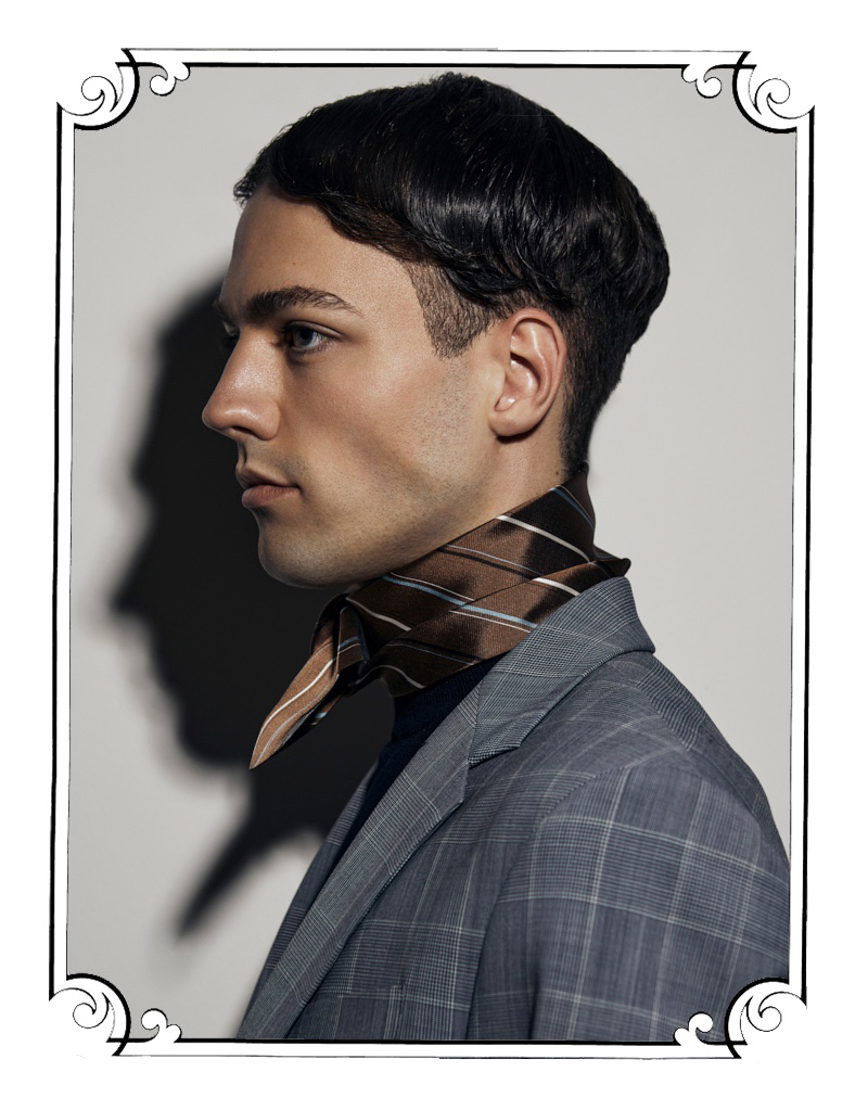 Thor wears suit jacket Zara and vintage tie Dior. » Introducing Thor Groenbech in 'Noveau Dandy' Thor wears suit jacket Zara and vintage tie Dior.