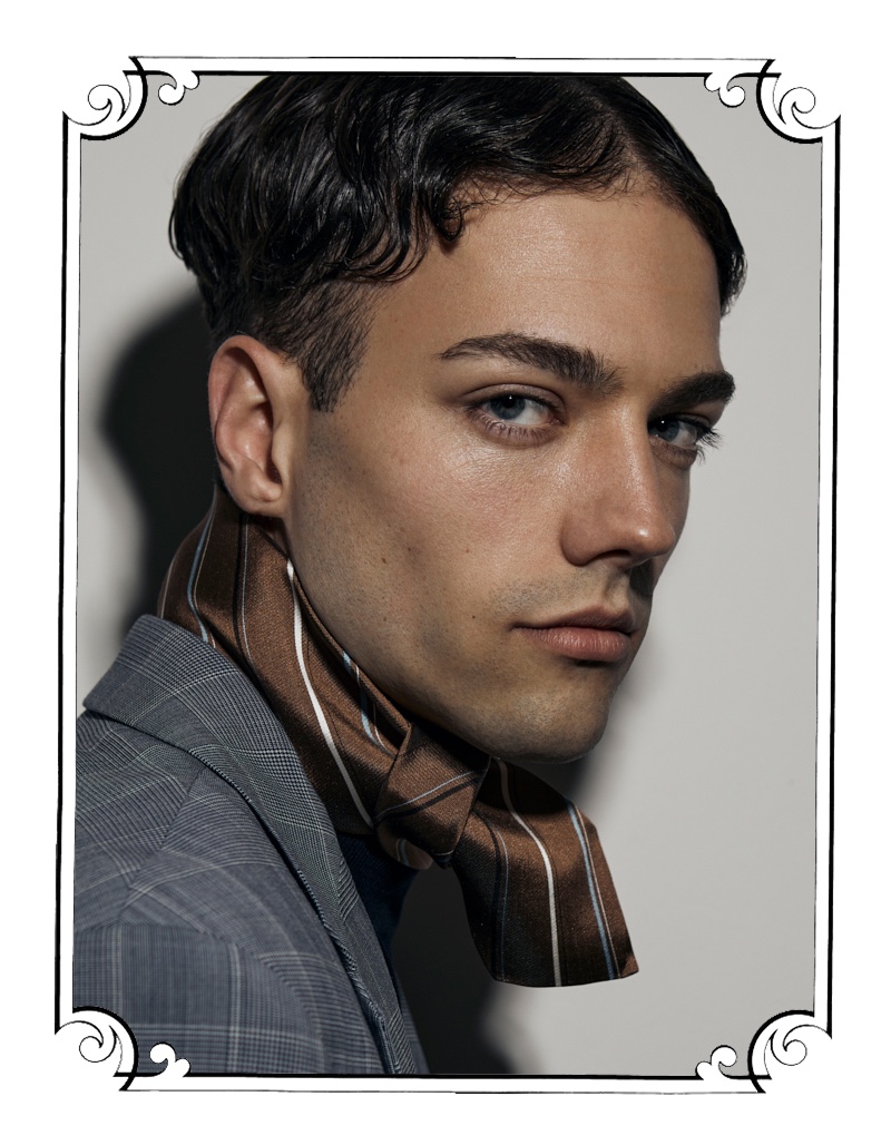 Thor wears suit jacket Zara and vintage tie Dior. » Introducing Thor Groenbech in 'Noveau Dandy' Thor wears suit jacket Zara and vintage tie Dior.