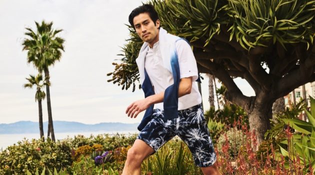 Tommy Hilfiger Looks Forward to Father's Day with Fresh Styles Max Ando sports a smart leisure look from Tommy Hilfiger.