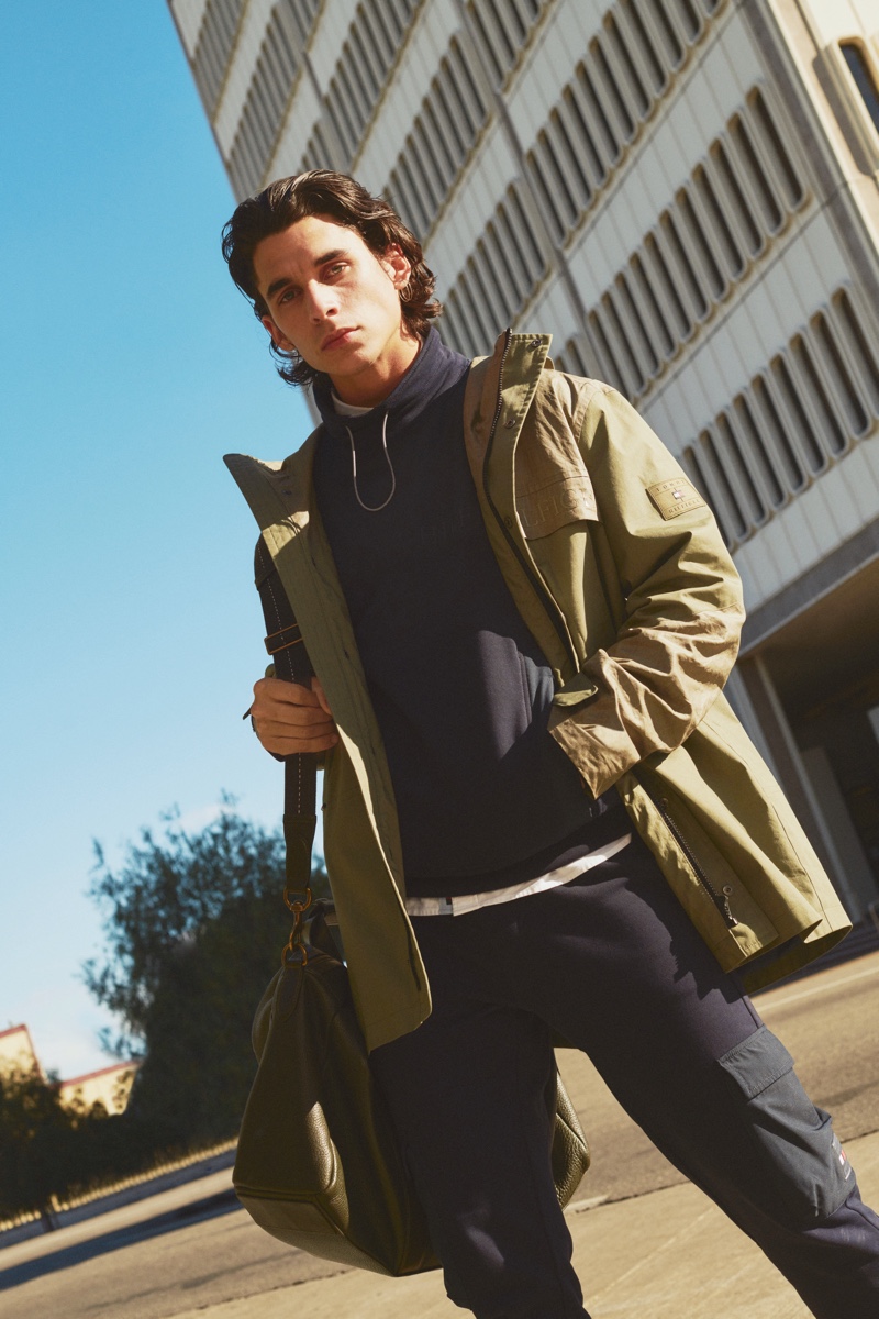 Donovan Wildfong layers in a casual pre-fall look from Tommy Hilfiger. » Tommy Hilfiger Looks Forward to Father's Day with Fresh Styles Donovan Wildfong layers in a casual pre-fall look from Tommy Hilfiger.