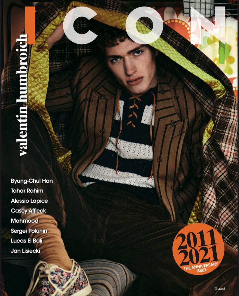 » Valentin Humbroich is Charismatic for ICON Italy Cover Shoot Valentin Humbroich 2021 ICON Italy Fashion Editorial 001