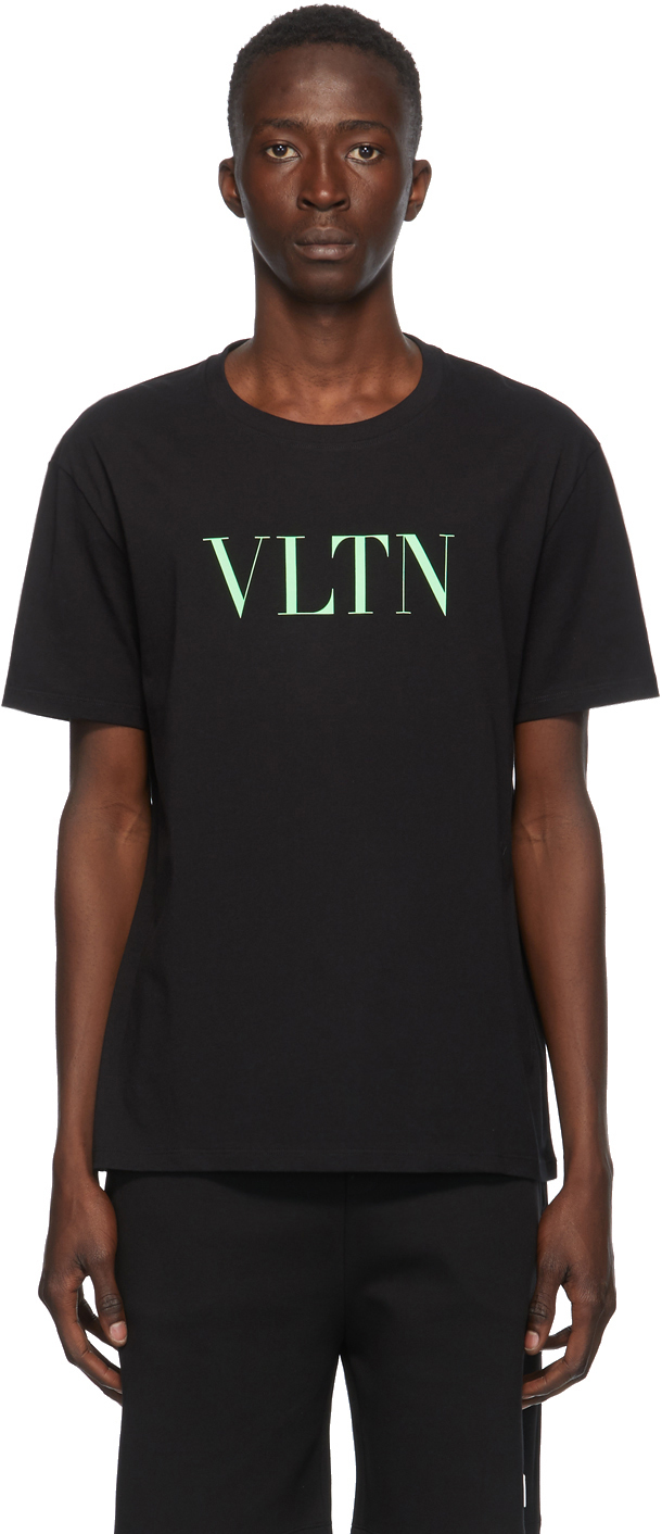 mens black vltn t shirt