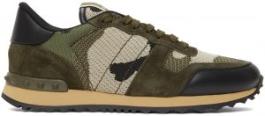 Valentino Garavani Green Valentino Garavani Mesh Camouflage Rockrunner Sneakers Valentino Garavani Green Valentino Garavani Mesh Camouflage Rockrunner Sneakers