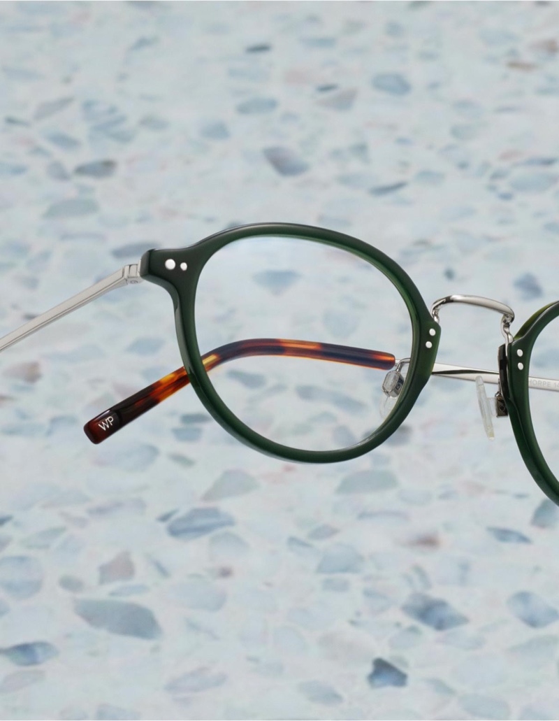 Warby Parker Thorpe Poblano with Polished Silver Eyewear