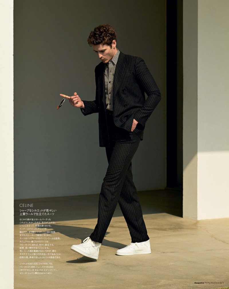 Anton Wormann Goes Green for Esquire Japan Big Black Book