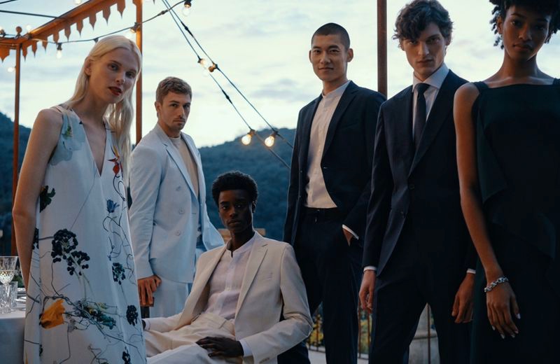 Lina Berg, James Yates, Babacar N'doye, Yun Hoseok, Valentin Caron, and Naomi Chin Wing come together for BOSS' spring-summer 2021 Special Occasions campaign.