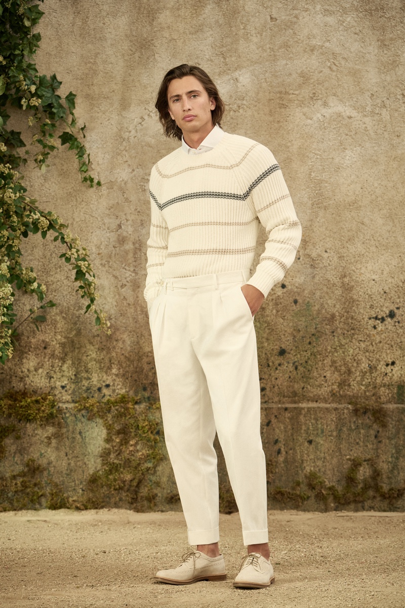 Brunello Cucinelli Spring Summer 2022 Mens Collection Lookbook 004