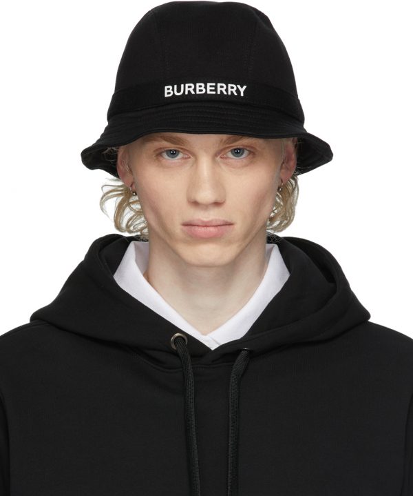 Burberry Black Jersey Bucket Hat | The Fashionisto