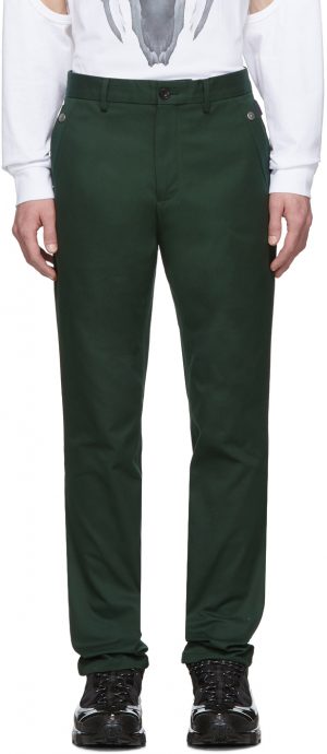 Burberry Green Classic Trousers Burberry Green Classic Trousers