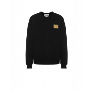 Cotton Sweatshirt Metal Label Cotton Sweatshirt Metal Label