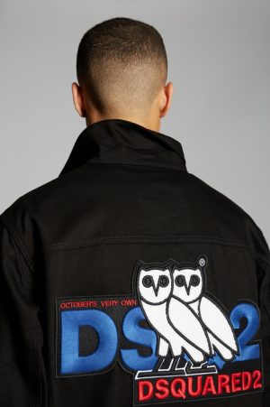 DSQUARED2 Men Denim outerwear Black Size S 98% Cotton 2% Elastane DSQUARED2 Men Denim outerwear Black Size S 98% Cotton 2% Elastane