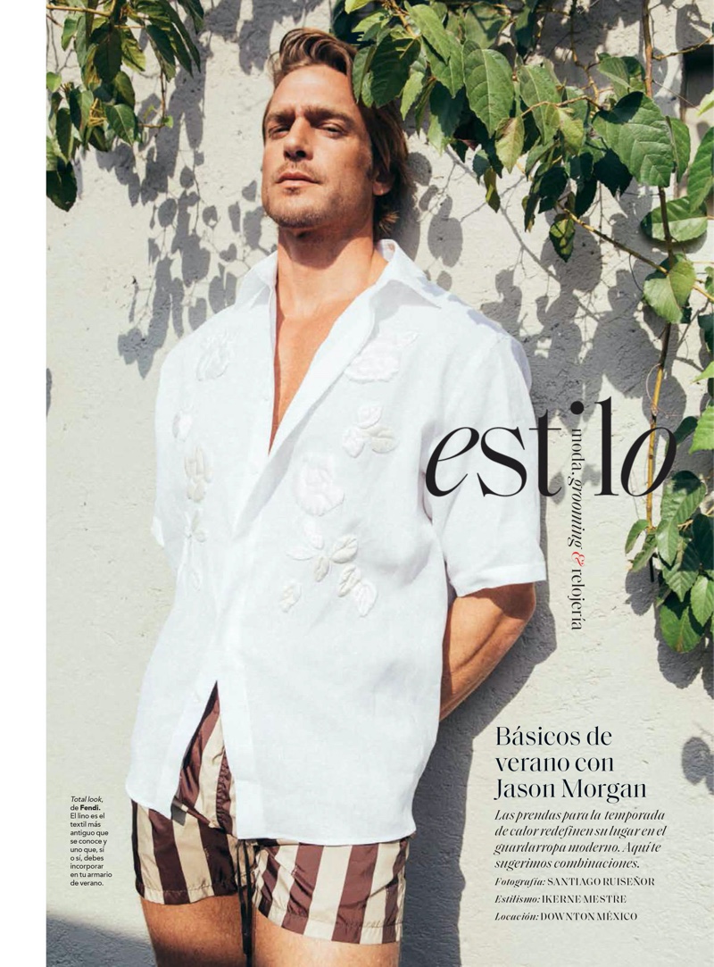 » Jason Morgan Takes a Summer Holiday with Esquire México Jason Morgan 2021 Esquire Mexico Fashion Editorial 001