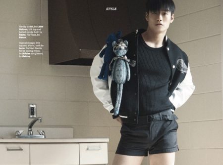 Ji Seop Lee Rocks Summer Shorts for Esquire Singapore