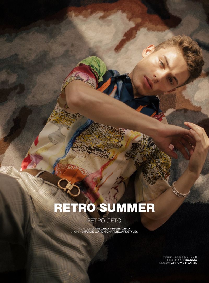 » João Knorr Stars in a 'Retro Summer' for Numéro Russia Joao Knorr 2021 Numero Russia Fashion Editorial 001