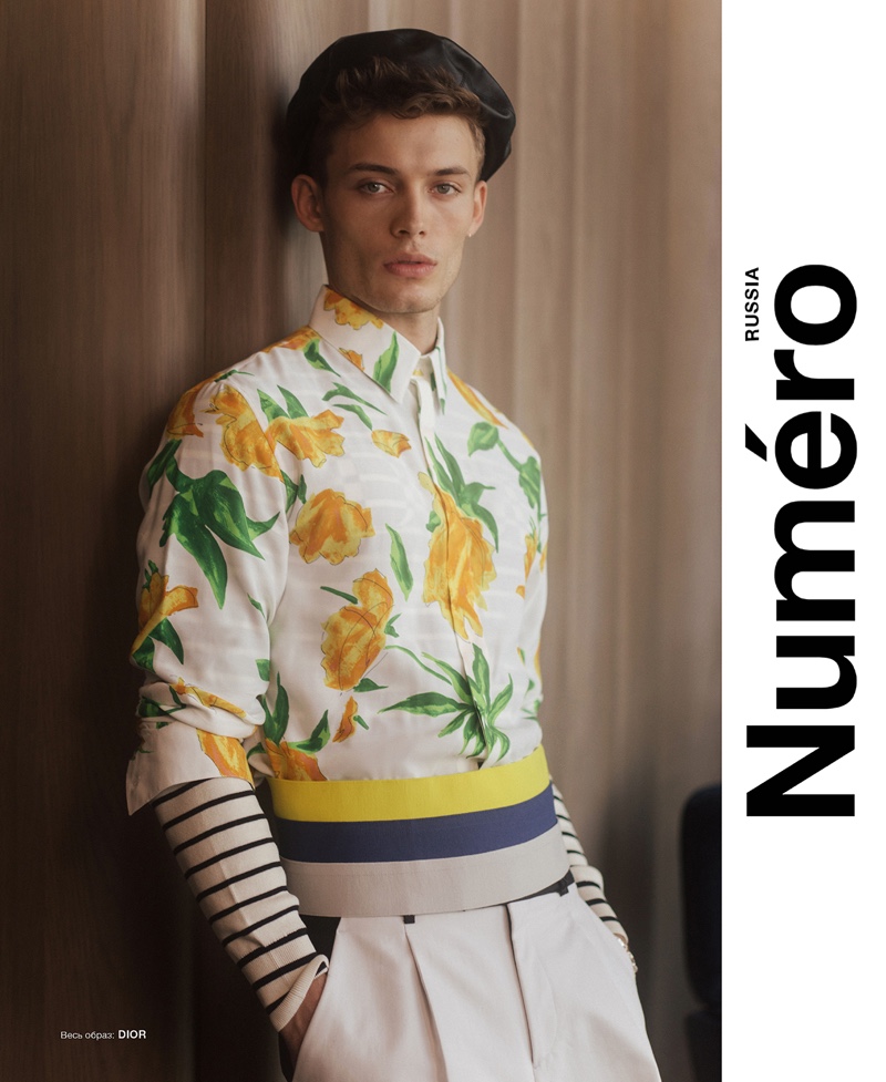 João Knorr Stars in a 'Retro Summer' for Numéro Russia
