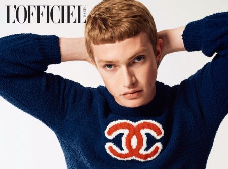 Jonathan Louth is Label Obsessed for L’Officiel Hommes Baltic