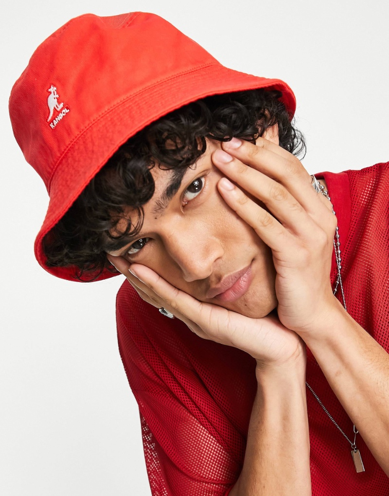 Kangol Bucket Hat Cherry Red Men ASOS