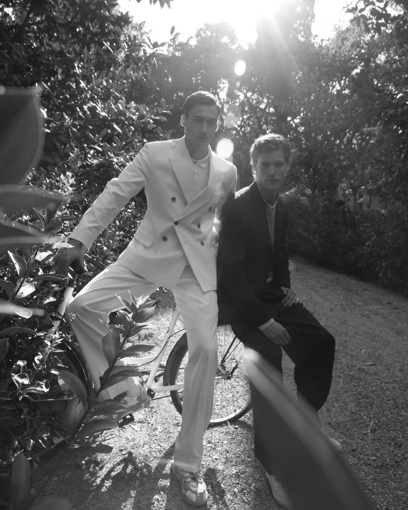 Alessio & Umberto Don Summer Whites for L'Officiel Italia
