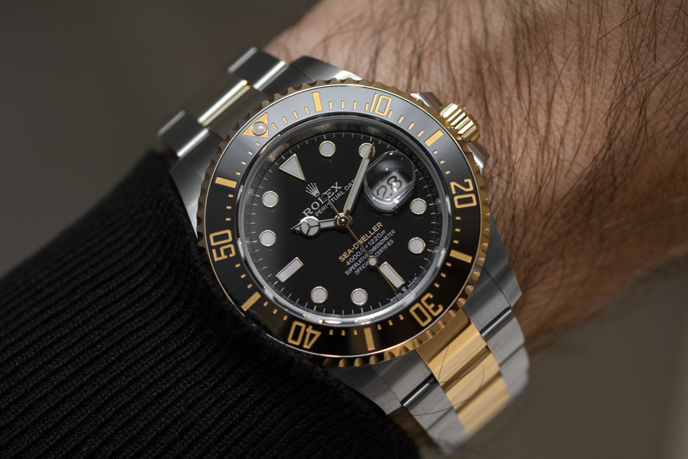Man Wearing Rolex Watch