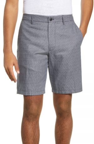 Men's Club Monaco Maddox Slim Fit Arch Print Shorts, Size 28 - Blue Men's Club Monaco Maddox Slim Fit Arch Print Shorts, Size 28 - Blue