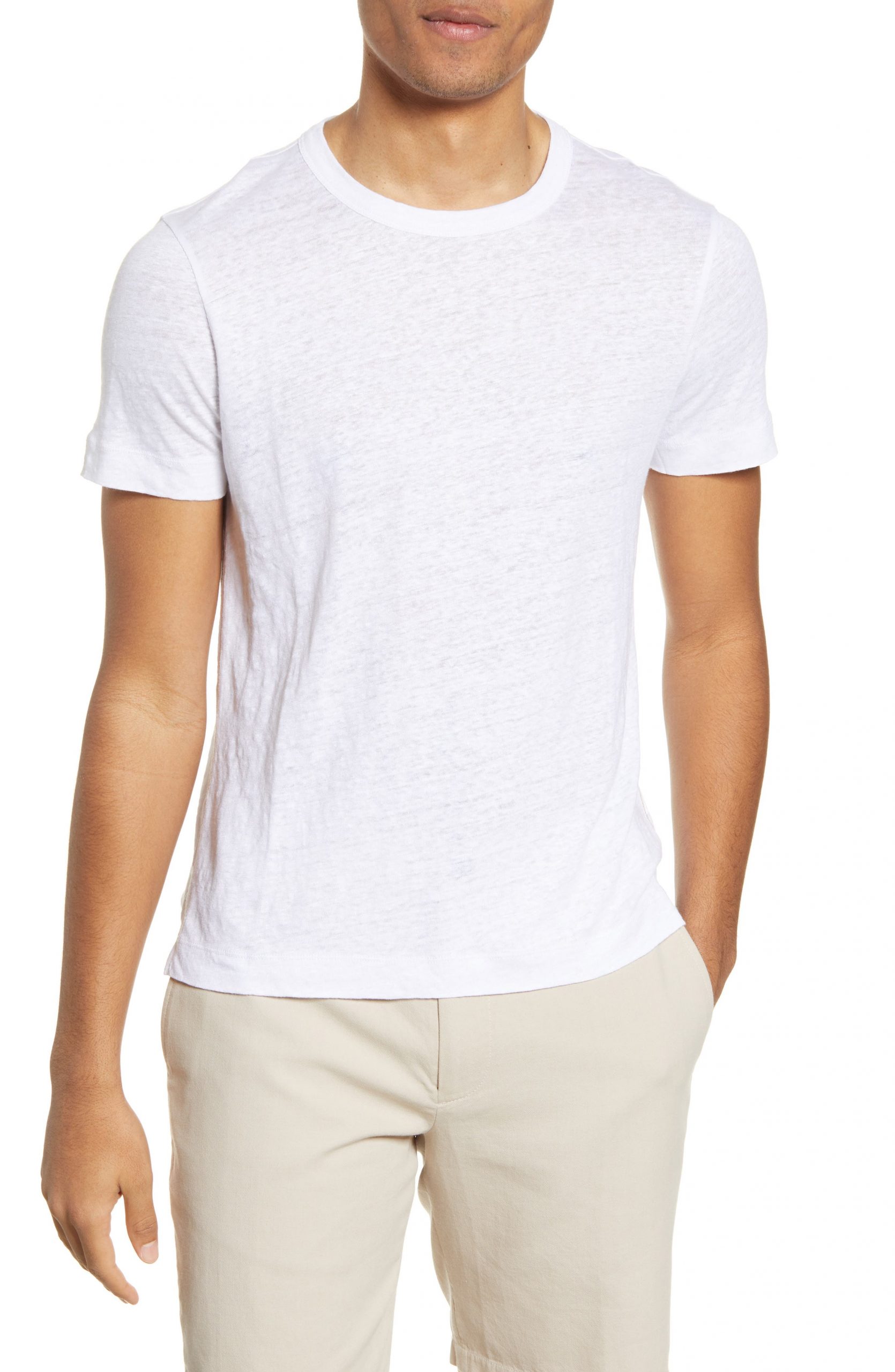待望の再入荷 クラブ モナコ Club Monaco メンズ Tシャツ トップス Slub Linen T Shirt White セール30 Off Carlavista Com